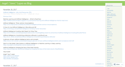 Desktop Screenshot of ajlopez.wordpress.com