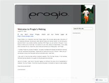 Tablet Screenshot of progio.wordpress.com