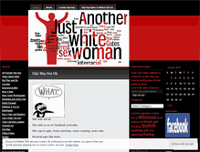 Tablet Screenshot of justanotherwhitewoman.wordpress.com