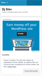 Mobile Screenshot of djslev.wordpress.com