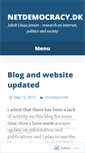 Mobile Screenshot of netdemocracy.wordpress.com