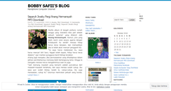 Desktop Screenshot of bobbysafii.wordpress.com