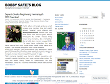 Tablet Screenshot of bobbysafii.wordpress.com