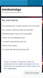 Mobile Screenshot of intotheindigo.wordpress.com