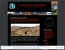 Tablet Screenshot of expofotoperu.wordpress.com