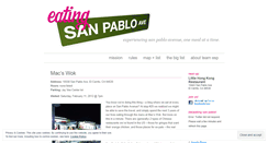 Desktop Screenshot of eatingsanpablo.wordpress.com