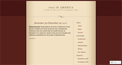 Desktop Screenshot of america1692.wordpress.com