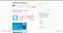 Desktop Screenshot of mclinicestetica.wordpress.com