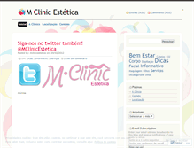 Tablet Screenshot of mclinicestetica.wordpress.com