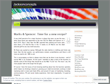 Tablet Screenshot of jacksonmarketing.wordpress.com