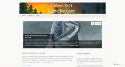 Desktop Screenshot of citizensort.wordpress.com