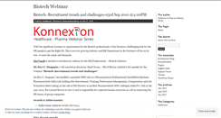 Desktop Screenshot of pharmasaleswebinar.wordpress.com