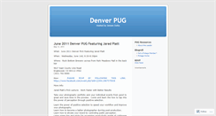 Desktop Screenshot of denverpug.wordpress.com