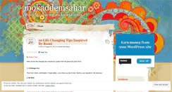 Desktop Screenshot of mokaddemsahar.wordpress.com