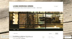 Desktop Screenshot of livingworkinggreen.wordpress.com