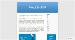 Desktop Screenshot of cinegratisdivx.wordpress.com