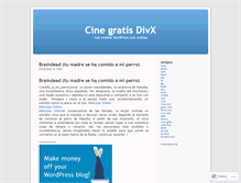 Tablet Screenshot of cinegratisdivx.wordpress.com