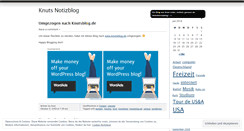Desktop Screenshot of knutblock.wordpress.com