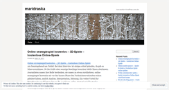 Desktop Screenshot of maridraska.wordpress.com