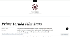Desktop Screenshot of percyrock.wordpress.com