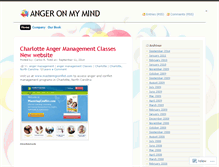 Tablet Screenshot of angeronmymind.wordpress.com