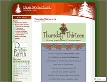 Tablet Screenshot of dearsantaclaus.wordpress.com