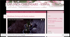 Desktop Screenshot of launicakenya.wordpress.com