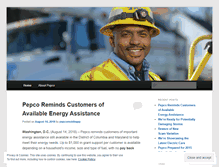 Tablet Screenshot of pepcoconnect.wordpress.com