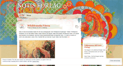 Desktop Screenshot of notisforlag.wordpress.com