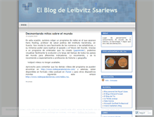Tablet Screenshot of leibvitz.wordpress.com