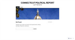 Desktop Screenshot of ctpoliticalreport.wordpress.com