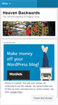 Mobile Screenshot of heavenbackwards.wordpress.com