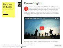 Tablet Screenshot of heatherinkorea.wordpress.com