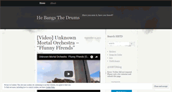 Desktop Screenshot of hebangsthedrums.wordpress.com