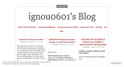 Desktop Screenshot of ignou0601.wordpress.com