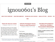 Tablet Screenshot of ignou0601.wordpress.com