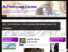 Tablet Screenshot of butterfly2cocoon.wordpress.com