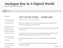 Tablet Screenshot of analogueboyinadigitalworld.wordpress.com