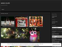 Tablet Screenshot of mixingcolors.wordpress.com
