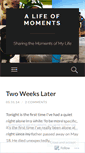 Mobile Screenshot of lifeofmoments.wordpress.com