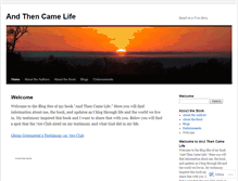 Tablet Screenshot of andthencamelife.wordpress.com