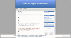 Desktop Screenshot of eelken.wordpress.com