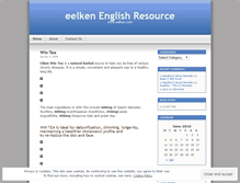 Tablet Screenshot of eelken.wordpress.com