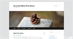 Desktop Screenshot of mariapinaalessi.wordpress.com