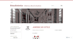 Desktop Screenshot of binushstories.wordpress.com