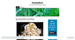 Desktop Screenshot of foodstalkers.wordpress.com