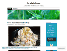 Tablet Screenshot of foodstalkers.wordpress.com