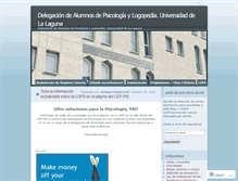 Tablet Screenshot of delegaciondepsicologiaull.wordpress.com