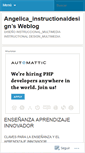 Mobile Screenshot of angelicainstructionaldesign.wordpress.com