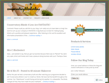 Tablet Screenshot of conservatoryblinds4less.wordpress.com